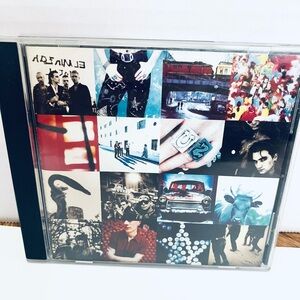 U2 Achtung Baby Music CD 1991 Works Island Has Insert